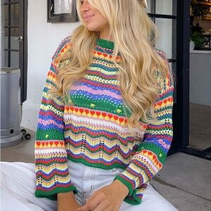 Colorful Striped Sweater
